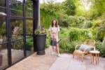 green basics rainbarrel plus 110ltr living black